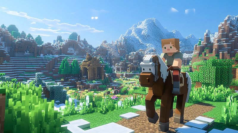 Comment faire une selle sur Minecraft ?