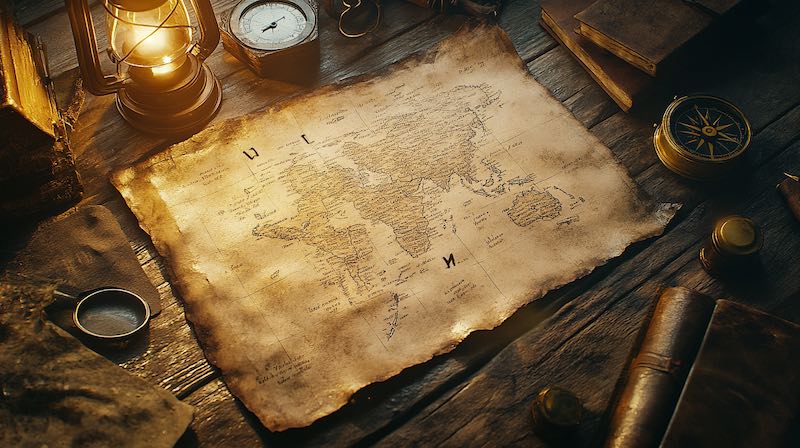 Utiliser la carte de Roland pour suivre sa trace