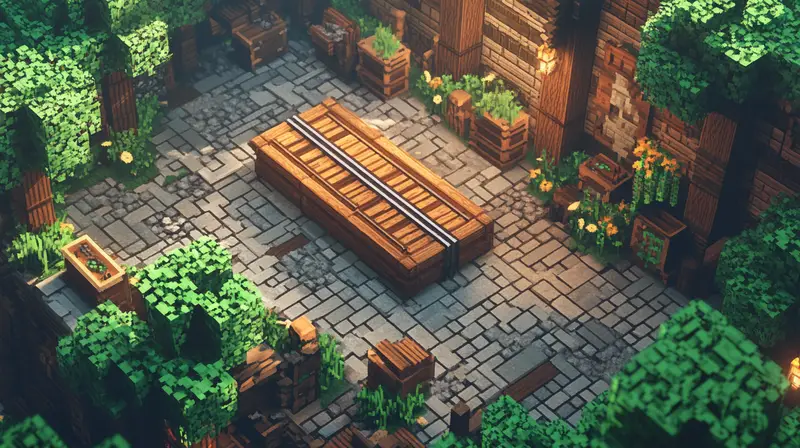 comment fabriquer des rails sur minecraft2